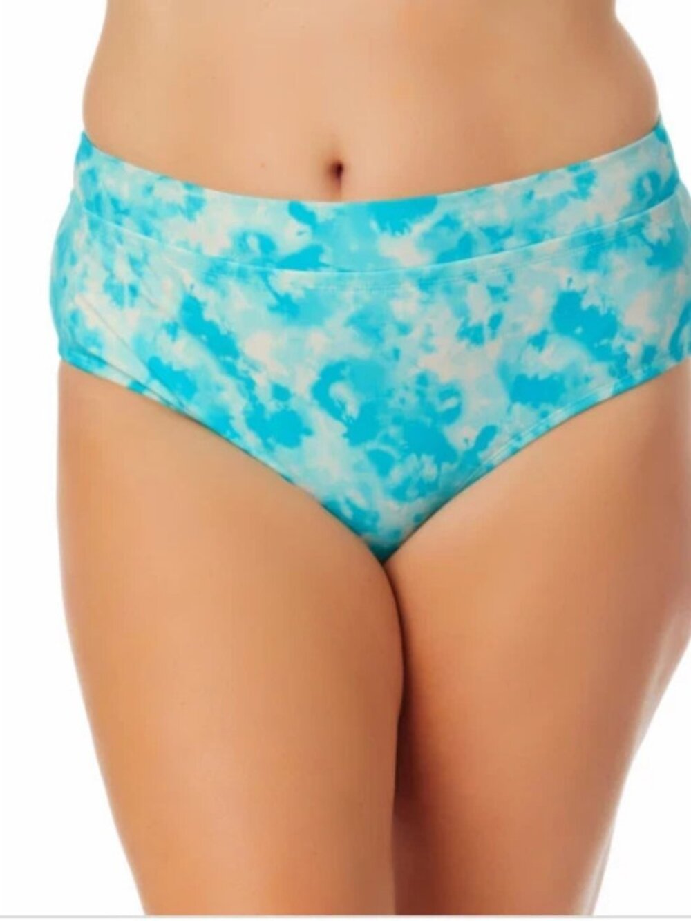 Salt + Cove Plus Size Tie-Dyed Swim Bottoms Size 1X (16/18)